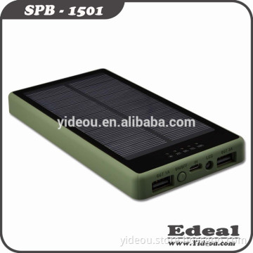 7000mAh 10000 mAh solar power bank with dual output